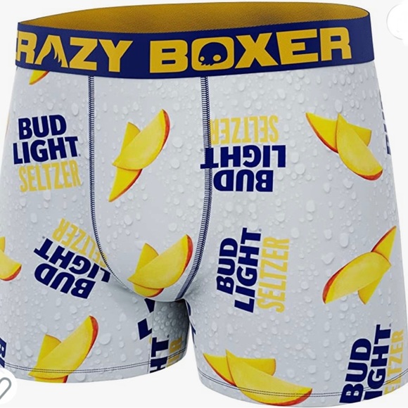 CRAZYBOXER Bud Light Seltzer Mango Men's Boxer briefs (Creative Packaging) - Picture 5 of 5